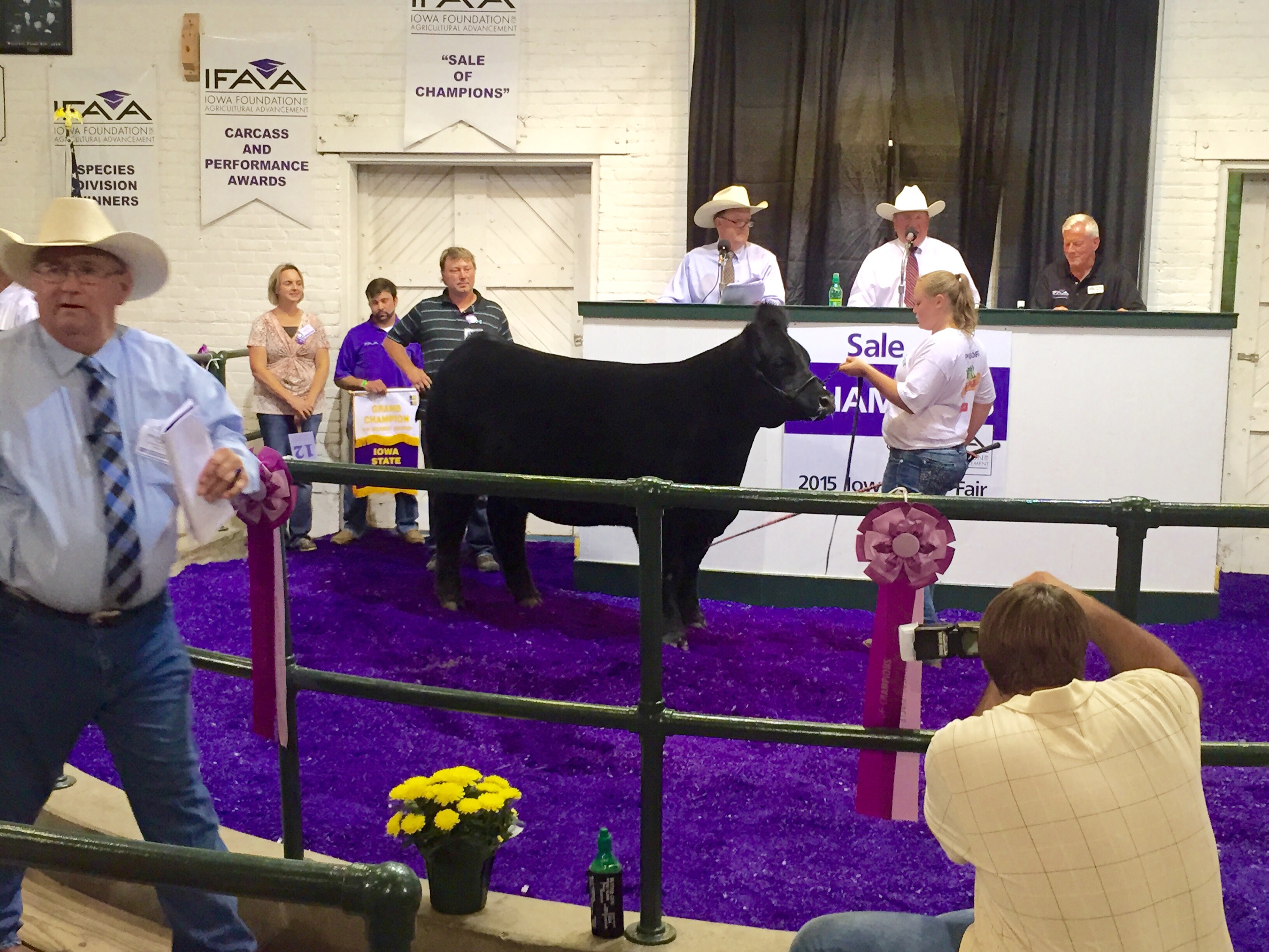 Iowa State Fair Sale Of Champions Matt Lautner Cattle
