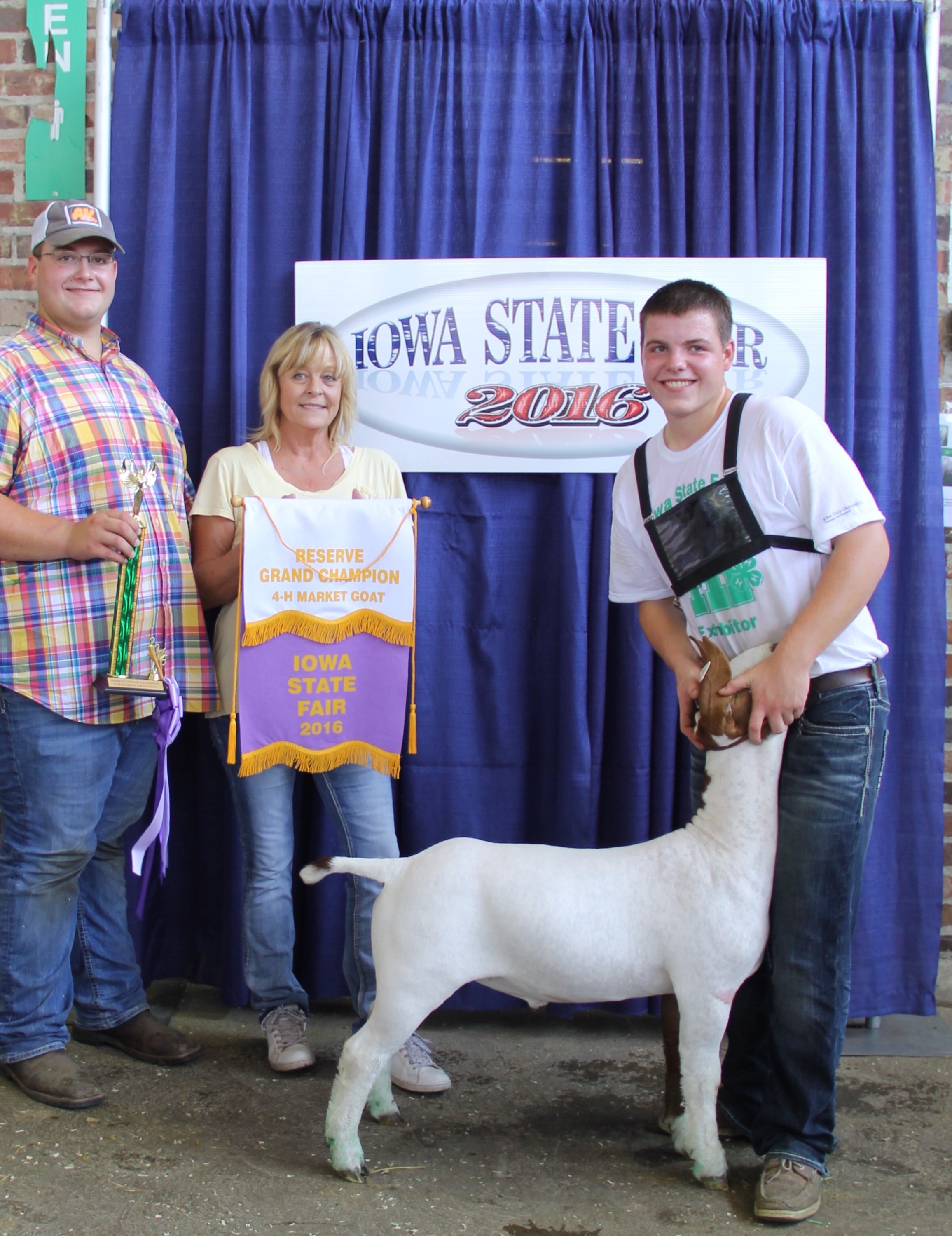 Iowa State Fair Tremendous Market Goat Show Matt Lautner Cattle