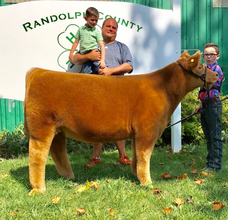 9 Year Old Colby Sinclair Beginning His 4H Show Career With Two