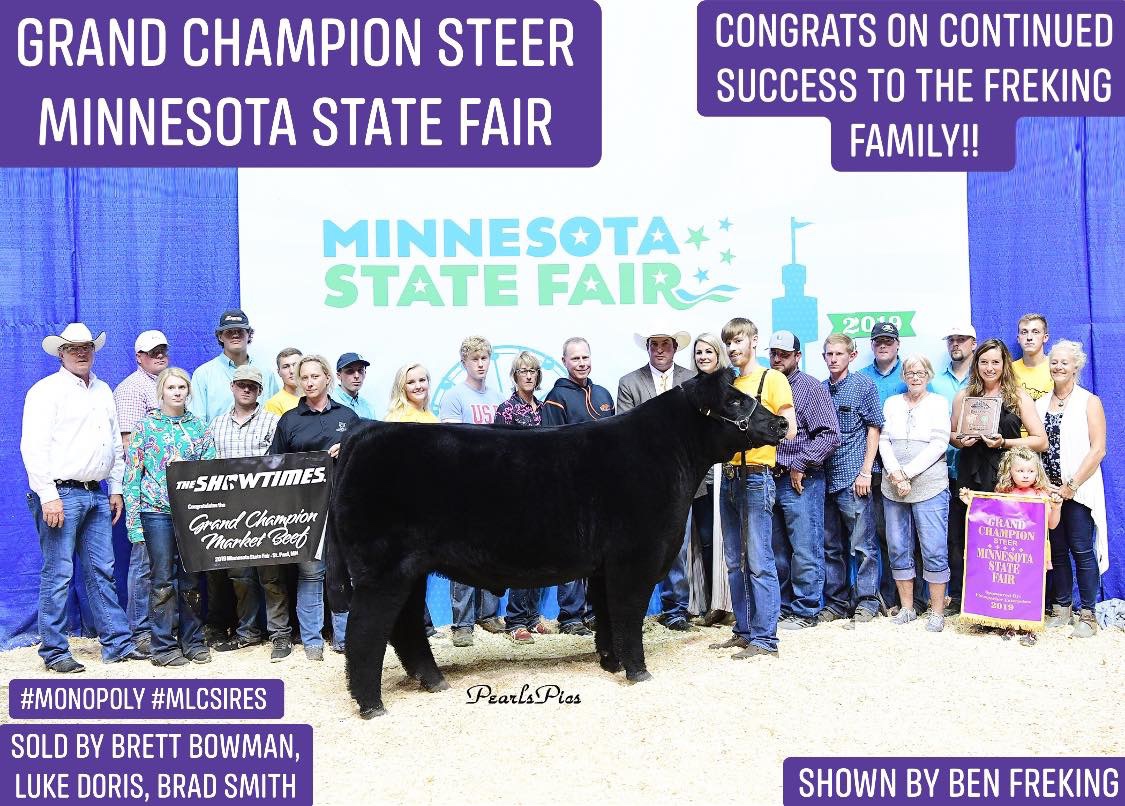 Judge Kyle Conley Officiates The Outstanding Market Steer Show Friday At Minnesota State Fair ...